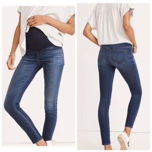 Madewell Maternity Skinny Jeans Size 4/27 Stretch Over-belly Band